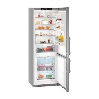 Combiné congél en bas 2 circuits NoFrost IceMaker BLUPerf Inox Anti-traces L70cm|Liebherr-LBHCNEF5745-21