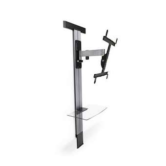 EXO STAND 400 Support mural alu inclinable & orientable, 1 bras, col cache câble|Erard-EAD048440