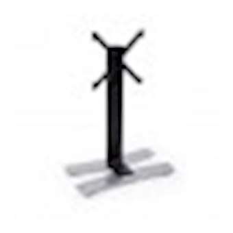 WIIL - 1050L Noir colonne TV mobile, gestion des câbles incluse|Erard-EAD039030