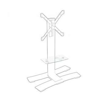 WIIL - Tablette Blanche pour colonnes WILL, poids maximum supporté de 5 kg|Erard-EAD039080