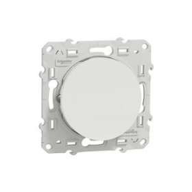 Odace, poussoir Blanc, 10 A, à vis|Schneider Electric-SCHS520206