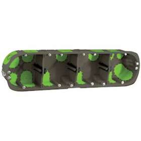 Boîte multiposte d'appareillage R'Box D 67 mm entraxe 71 mm 4 postes 40 mm|Bizline-BIZ500440