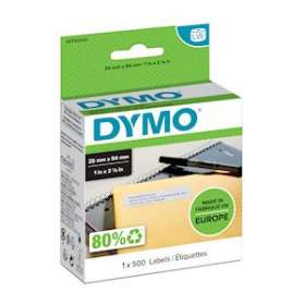 Dymo Labelwriter grandes étiquettes de retour autocollantes, 25mmx54mm|NWL France-DYMS0722520