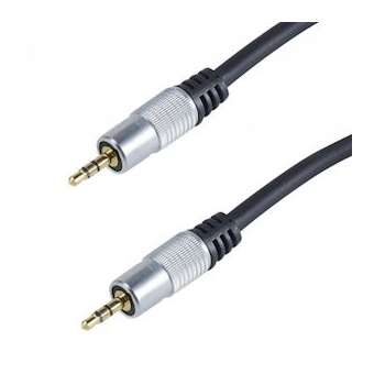 Cordon Jack 3.5 mm M/M - prises métal - OR - 15m|Erard-EAD7113