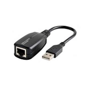 Extendeur USB 2.0 A via RJ45 - 480 mbps - auto-alimenté - plug & play - 80 m|Erard-EAD2925