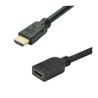 Cordon HDMI A M/F - 4K/60ips HDR 4:2:0 - 10.2 Gbps - OR - 2m|Erard-EAD7895
