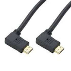 Cordon HDMI A M/M coudé latéral à 90DEG - 4K/60ips HDR 4:4:4 - 18 gbps - OR - 3m|Erard-EAD7893