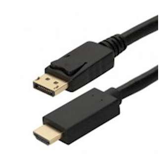 Cordon DisplayPort 1.2 M vers HDMI A M - 4K/60ips HDR 4:4:4 - OR - 3m|Erard-EAD727821