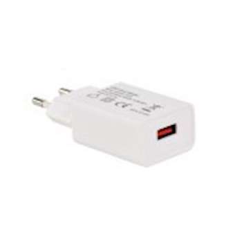 Chargeur USB A F - sur secteur 230V - 5V/2.4A (Smart Charge) - 12 W - blanc mat|Erard-EAD8202