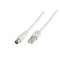 Cordon Balun actif TV 9.52 mm M / RJ45 M - impédance 100 en 75 Ohms - 0m70