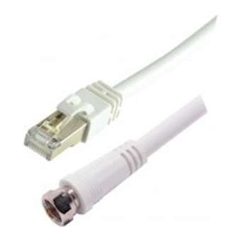 Cordon Balun actif F M / RJ45 M - impédance 100 en 75 Ohms - 2m|Erard-EAD725481