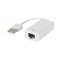 Convertisseur USB 2.0 - A M / RJ45 F - Ethernet 1Gbps - plug & play - 15cm