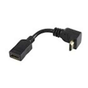 Adaptateur HDMI A coudé à 90DEG M/F - OR - 0m15|Erard-EAD7915