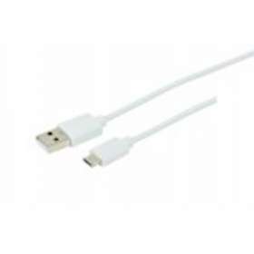 Cordon USB 2.0 - micro USB M / A M - 2.4A - 480 mbps - blanc - 1m|Erard-EAD722406