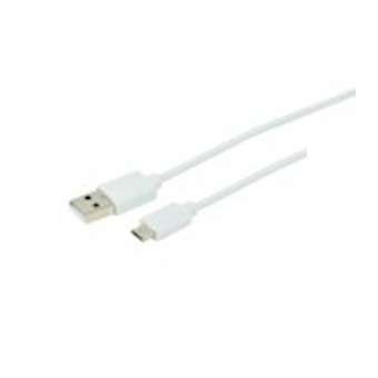Cordon USB 2.0 - micro USB M / A M - 2.4A - 480 mbps - blanc - 2m|Erard-EAD722408