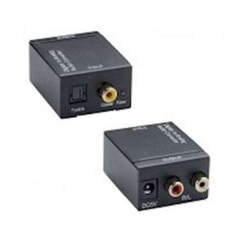 Convertisseur Toslink F et 1 RCA F vers 2 RCA F - plug & play|Erard-EAD1905