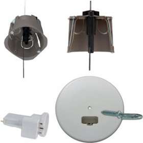 Kit point de centre DCL Fix'R D 67 mm avec fixation 2 m et douille E27|Bizline-BIZ512627