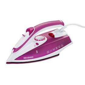 Fer vapeur, blanc/violet, 2400 W, 200 ml, pour le repassage à sec ou à vapeur|Severin france-EVEBA3243