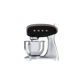 Robot sur socle Années 50 - Corps en alu coulé - Bol en acier inox poli|Smeg france-SMFSMF02BLEU