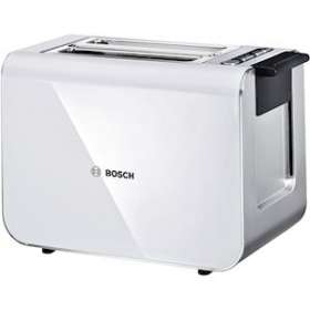 GRILLE PAIN STYLINE 860W BLANC INOX|Bosch menager pose libre-BOSTAT8611