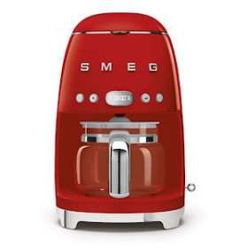 Machine à café Filtre Années 50 - Logo en relief|Smeg france-SMFDCF02RDEU