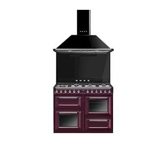 Centre de cuisson 'Victoria' - 110 cm|Smeg france-SMFTR4110RW1