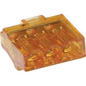 Borne de connexion CHRISTA'L 3 entrées orange (x 100)|Bizline-BIZ301403