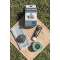 Kit de nettoyage avec boule inox, pierre+microfibre, rénovateur