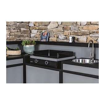 Support angle acier ferme noir/gris|Forge Adour Distribution-FGASAAFNG