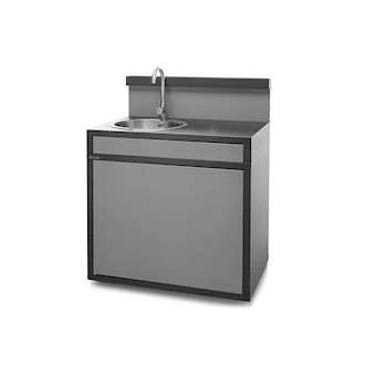 Support evier acier ferme noir/gris|Forge Adour Distribution-FGASEAFNG