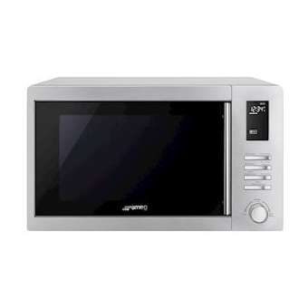 Four micro-ondes Gril pose libre - Tout inox anti-trace|Smeg france-SMFMOE25X