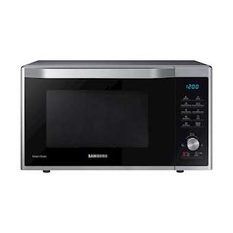 MICRO ONDES 32L - Combiné - Elec + bouton - Cavité céramique émail - Inox|Samsung blanc-S3GMC32J7055CT-EF