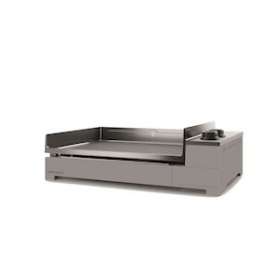 Plancha premium 60 acier noir et gris|Forge Adour Distribution-FGAPREMIUMG60ANG