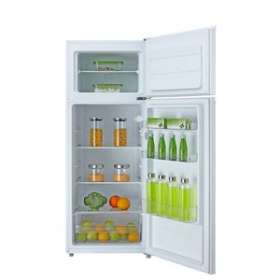 Réfrigérateur pose libre 2 portes 143 cm - 204 L (164 + 40) - 4 clayettes verre|Airlux-ALXGRF210WH