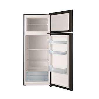 Réfrigérateur pose libre 2 portes 143 cm - 204 L (164 + 40) - 4 clayettes verre|Airlux-ALXGRF210BK