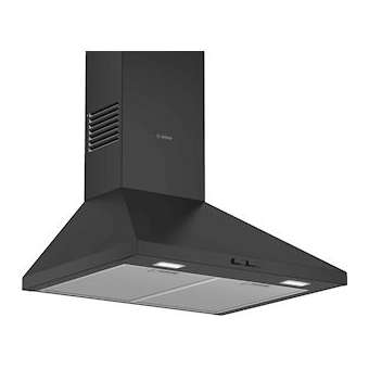 HOTTE MUR PYRAMIDE 60CM 365M3/H D NOIR|Bosch menager pose enc.-B6SDWP64BC60
