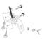 Colis 4 crochets bac acier V-SYS sur toiture ligne de base