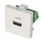 Plastron 2 modules - HDMI F/20 borniers à vis - Full HD - LEGRAND - 45x45 mm
