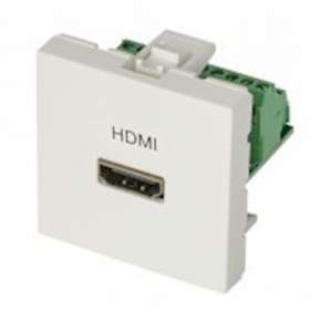 Plastron 2 modules - HDMI F/20 borniers à vis - Full HD - LEGRAND - 45x45 mm|Erard-EAD2801