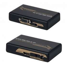 Convertisseur VGA + audio vers HDMI - 1600x1200p à Full HD 1080p - boitier métal|Erard-EAD7952