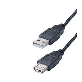 Cordon USB 2.0 - A M/F - noir - 3m|Erard-EAD722421