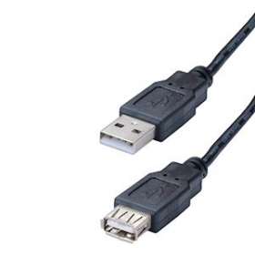 Cordon USB 2.0 - A M/F - noir - 3m|Erard-EAD722421