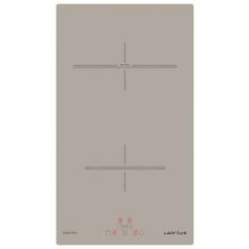 Domino induction 30 cm - 2 foyers - 3,7 kW - Commandes sensitives - 1 booster|Airlux-ALXATI322SI