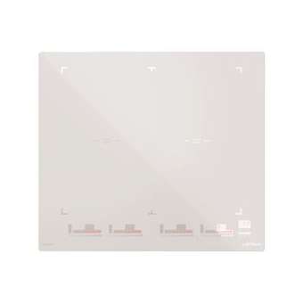 Table induction mate 60 cm - 4 foyers octoflex pouvant être reliés en 2 zones|Airlux-ALXATIF64WHM