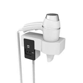 Sèche-Cheveux ALTEO blanc + support PR MT|JVD-JVD8221176