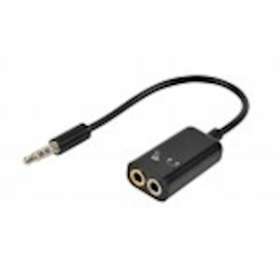 Adapt Jack 3.5mm M / 2 x Jack 3.5mm F - micro+Casque - 10cm|Erard-EAD721759