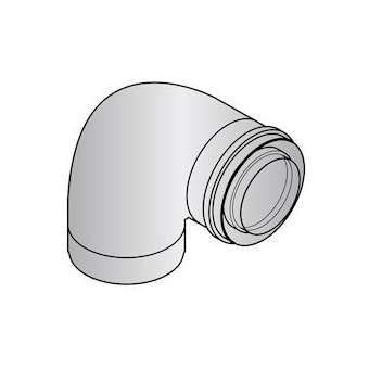 Coude à 90DEG en PPS D 80/125 mm|De Dietrich-DDQ84887531