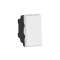 Interrupteur ou va-et-vient 10AX 250V~ Mosaic Easy-Led 1 module - blanc