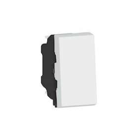 Interrupteur ou va-et-vient 10AX 250V~ Mosaic Easy-Led 1 module - blanc|Legrand-LEG077001L