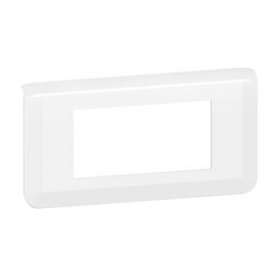 Plaque de finition horizontale Mosaic pour 4 modules blanc|Legrand-LEG078814L